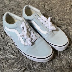 Vans oldskools in Baby blue color